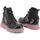 Cipők Férfi Csizmák Shone 5658-001 Black/Pink Fekete 