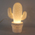 Otthon Díszlámpák Signes Grimalt Kaktusz Lámpaasztal Fehér