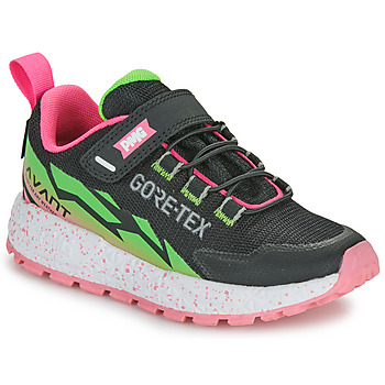 Cipők Lány Rövid szárú edzőcipők Primigi B&G STORM GTX Fekete  / Rózsaszín / Zöld