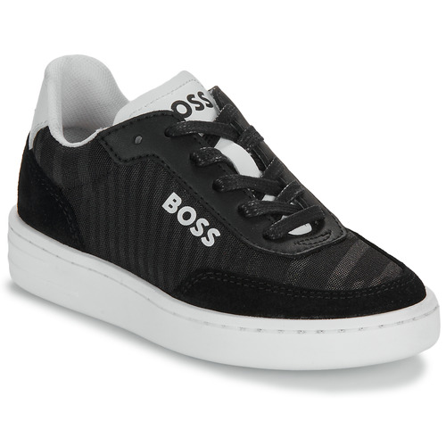 Cipők Fiú Rövid szárú edzőcipők BOSS CASUAL J50858 Fekete 