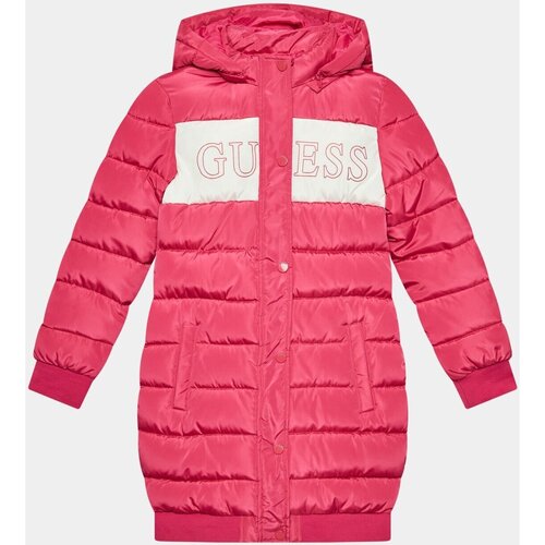 Ruhák Gyerek Steppelt kabátok Guess J3BL02 WB240 Rózsaszín