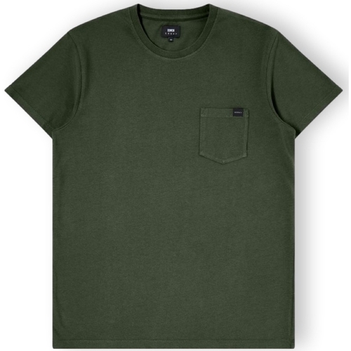 Ruhák Férfi Pólók / Galléros Pólók Edwin Pocket T-Shirt - Kombu Green Zöld