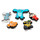 Kiegészítők Gyerek Cipő kiegészítők Crocs Jibbitz Disneys Pixar 5 pack Sokszínű