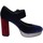 Cipők Női Félcipők Luciano Barachini EY286 Kék