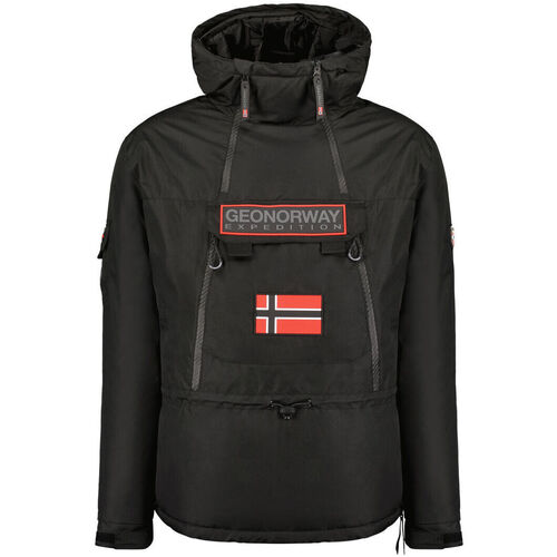 Ruhák Férfi Melegítő kabátok Geographical Norway Benyamine054 Man Black Fekete 