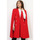 Ruhák Női Kabátok La Modeuse 69370_P161483 Piros