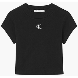 Ruhák Női Rövid ujjú pólók Calvin Klein Jeans J20J218337BEH Fekete 