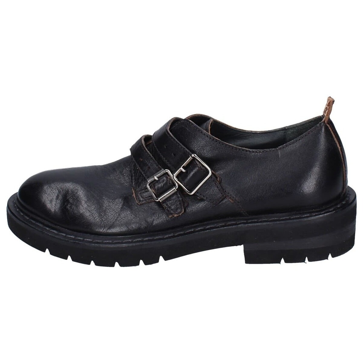 Cipők Női Oxford cipők & Bokacipők Moma EY476 84301F-VAR Fekete 