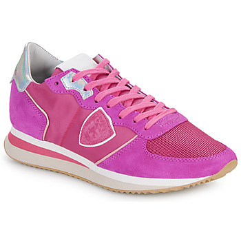 Cipők Női Rövid szárú edzőcipők Philippe Model TRPX LOW WOMAN Rózsaszín