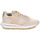 Cipők Női Rövid szárú edzőcipők Philippe Model TROPEZ HAUTE LOW WOMAN Bézs / Rózsaszín / Arany