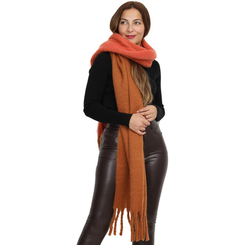 Textil kiegészítők Női Sálak / Stólák / Kendők La Modeuse 69408_P161550 Narancssárga