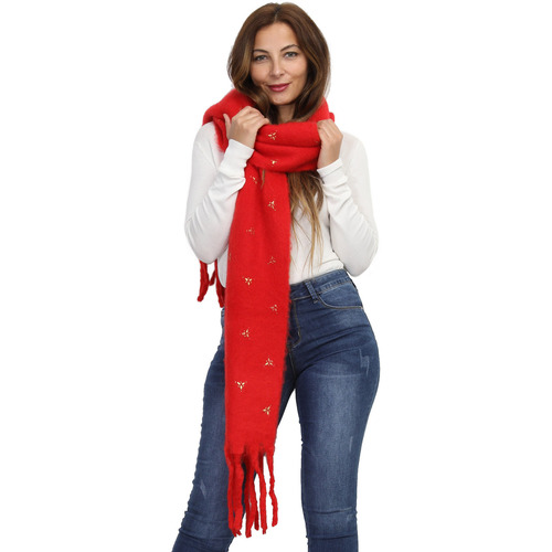 Textil kiegészítők Női Sálak / Stólák / Kendők La Modeuse 69516_P161826 Piros