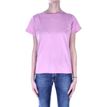 Ruhák Női Rövid ujjú pólók Pinko 100373 A1N8 Rózsaszín