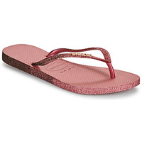 Cipők Női Lábujjközös papucsok Havaianas SLIM SPARKLE II Rózsaszín