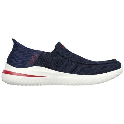 Cipők Férfi Rövid szárú edzőcipők Skechers 210604 SLIP INS DELSON 3.0 Kék
