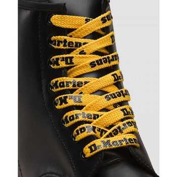 Dr. Martens Yellow/black logo lace 140cm Fekete 