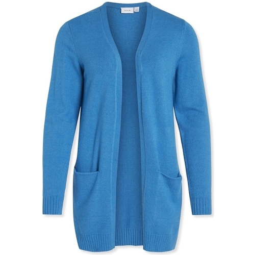 Ruhák Női Kabátok Vila Noos Ril Cardigan - Cloisonne Kék