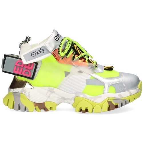 Cipők Női Divat edzőcipők Exé Shoes EXÉ Sneakers XY3925-1 - Silver/Grey/Lime Sokszínű