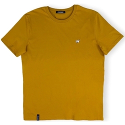 Ruhák Férfi Pólók / Galléros Pólók Organic Monkey T-Shirt Paper Plane - Mustard Citromsárga