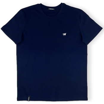 Ruhák Férfi Pólók / Galléros Pólók Organic Monkey T-Shirt Paper Plane - Navy Kék