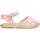 Cipők Lány Gyékény talpú cipők Etika 73545 Rózsaszín