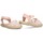 Cipők Lány Gyékény talpú cipők Etika 73545 Rózsaszín