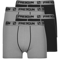 Fehérnemű Férfi Boxerek Freegun BOXERS COTON P2 X4 Szürke / Fekete 