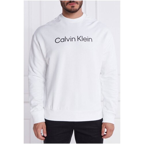 Ruhák Férfi Pulóverek Calvin Klein Jeans K10K112772 Fehér