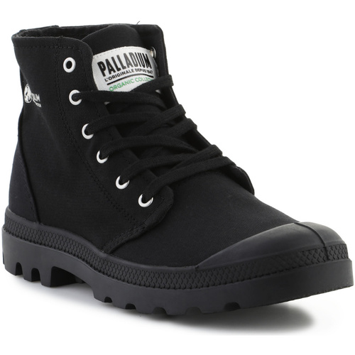 Cipők Magas szárú edzőcipők Palladium Hi Organic II U 77100-008-M Black/Black Fekete 
