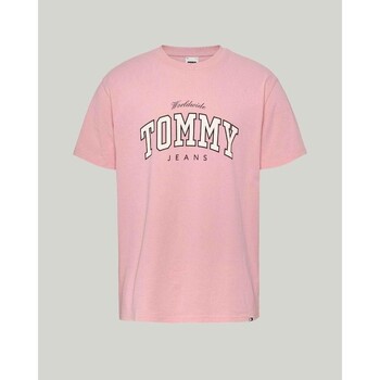 Ruhák Férfi Rövid ujjú pólók Tommy Hilfiger DM0DM18287 Rózsaszín