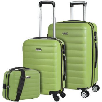 Táskák Keményfedeles bőröndök Itaca Simoa Zöld