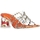 Cipők Női Papucsok Laura Vita FRAMBOISEO 23 Narancssárga