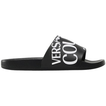 Cipők Női Papucsok Versace 76VA3SQ1 Fekete 