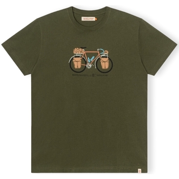 Ruhák Férfi Pólók / Galléros Pólók Revolution T-Shirt Regular 1344 PAC - Army Zöld