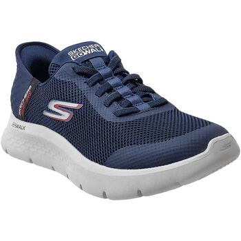 Cipők Férfi Rövid szárú edzőcipők Skechers Go walk flex Kék