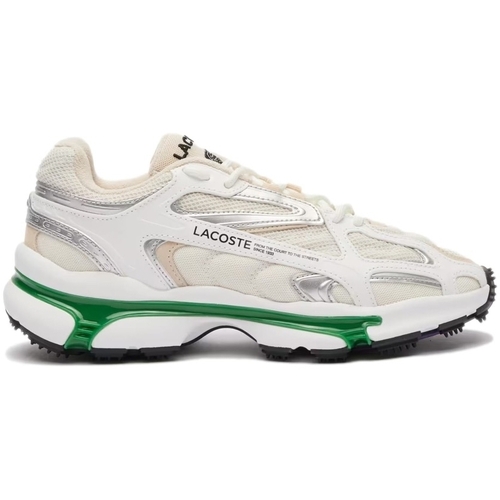 Cipők Férfi Rövid szárú edzőcipők Lacoste L003 2K24 - White/Green Fehér