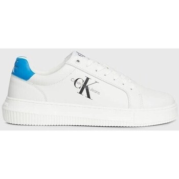 Cipők Férfi Rövid szárú edzőcipők Calvin Klein Jeans YM0YM00681 Fehér