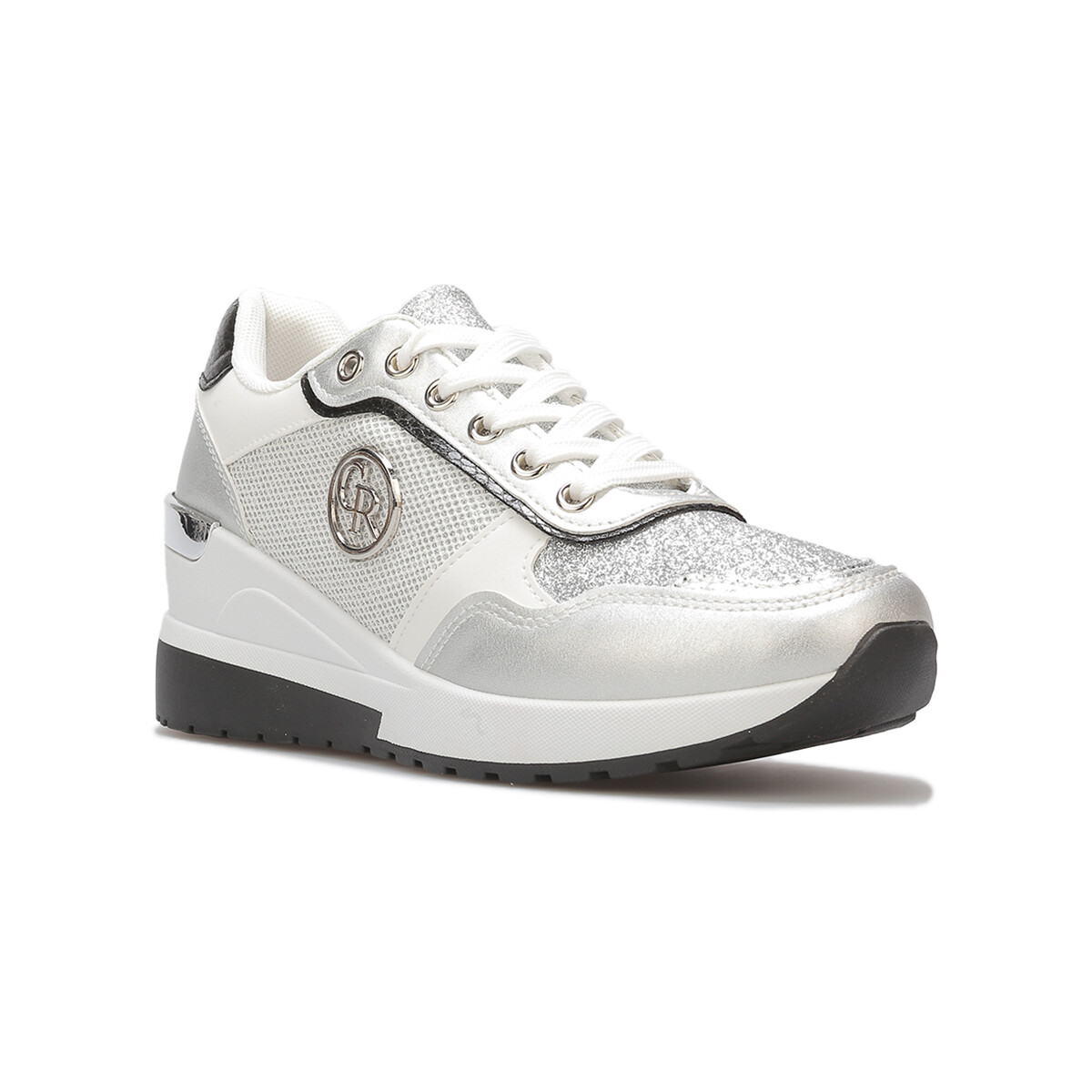 Cipők Női Divat edzőcipők La Modeuse 69902_P162671 Ezüst