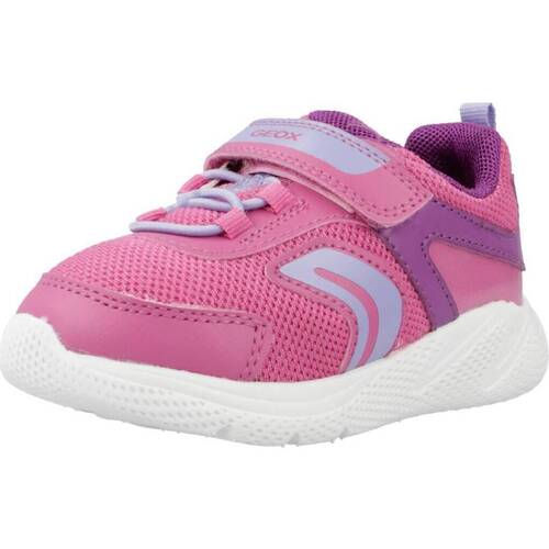 Cipők Lány Rövid szárú edzőcipők Geox B SPRINTYE GIRL Rózsaszín
