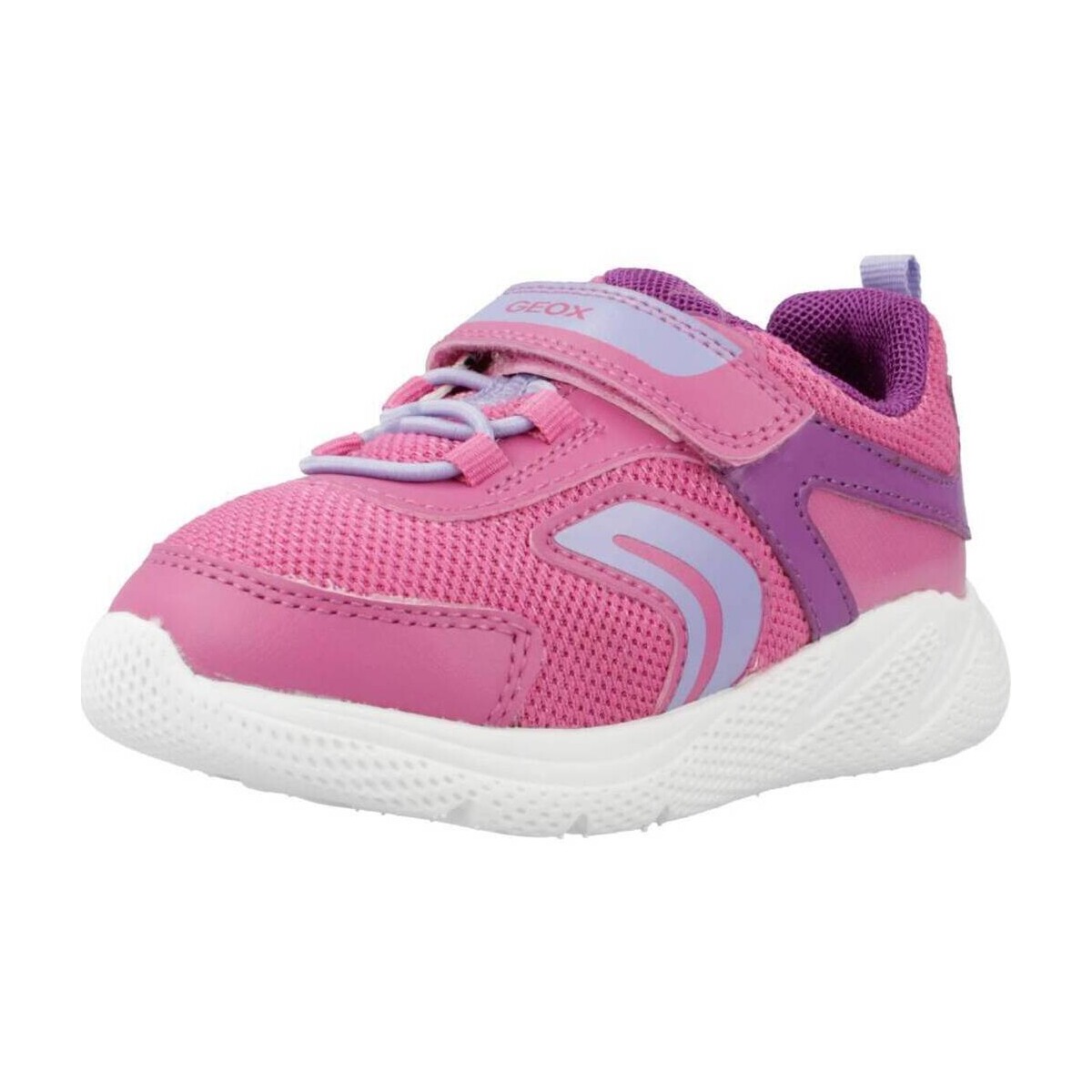 Cipők Lány Rövid szárú edzőcipők Geox B SPRINTYE GIRL Rózsaszín