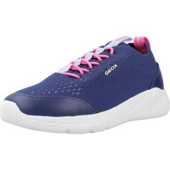 Cipők Lány Rövid szárú edzőcipők Geox J SPRINTYE GIRL Kék