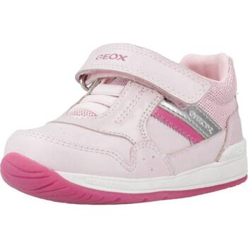 Cipők Lány Rövid szárú edzőcipők Geox B RISHON GIRL Rózsaszín