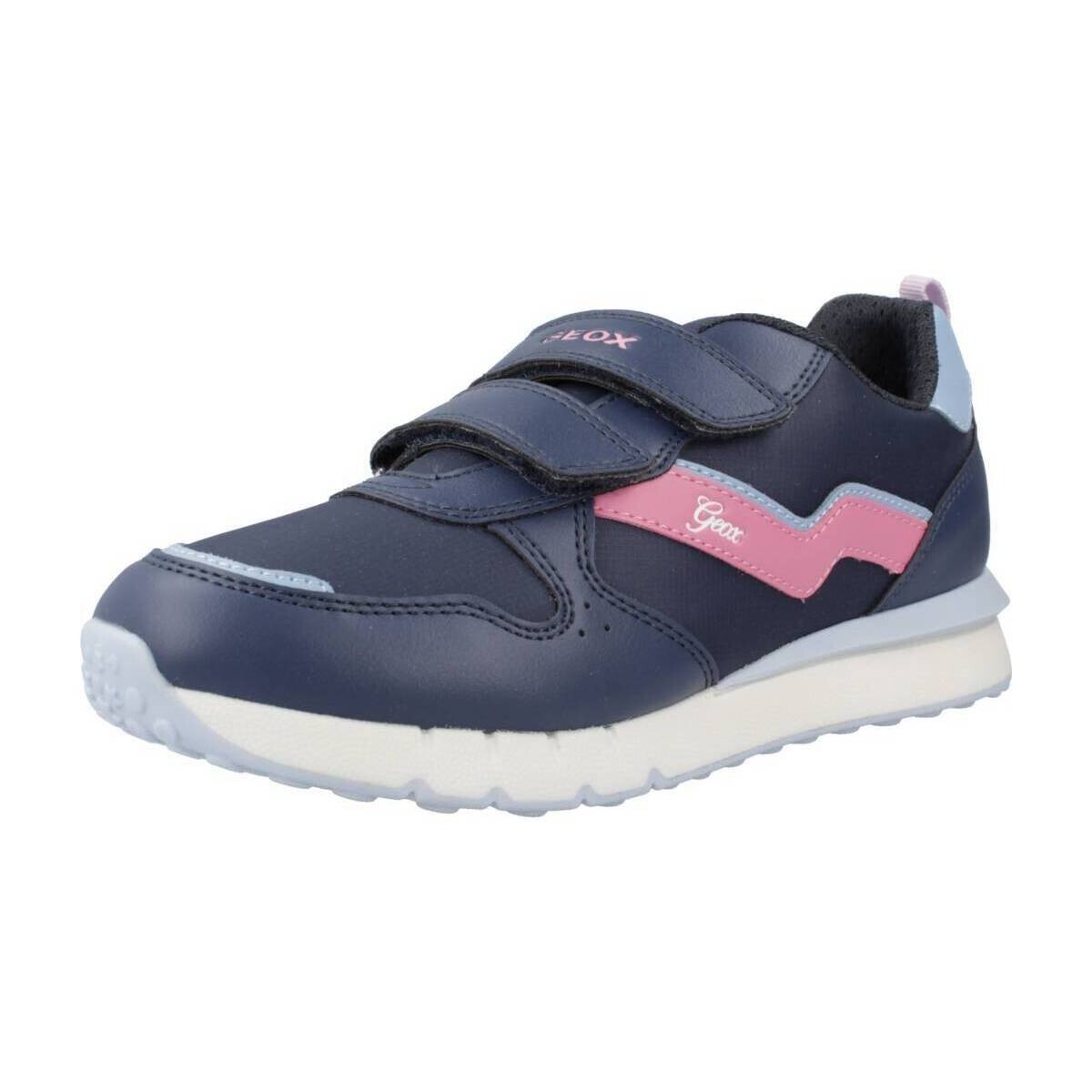 Cipők Lány Rövid szárú edzőcipők Geox J FASTICS GIRL Kék