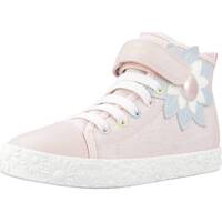 Cipők Lány Rövid szárú edzőcipők Geox JR CIAK GIRL Rózsaszín