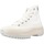 Cipők Női Magas szárú edzőcipők Converse RUN STAR HIKE PLATFORM METALLIC Fehér