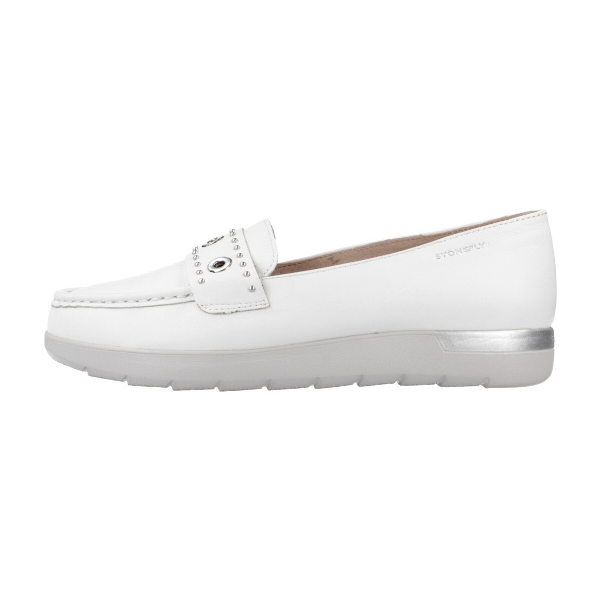 Cipők Női Oxford cipők & Bokacipők Stonefly SARYN 3 NAPPA Fehér