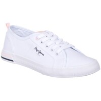 Cipők Női Rövid szárú edzőcipők Pepe jeans PGS30604 Fehér
