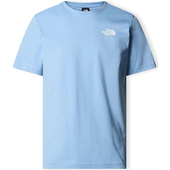 Ruhák Férfi Pólók / Galléros Pólók The North Face T-Shirt Redbox - Steel Blue Kék