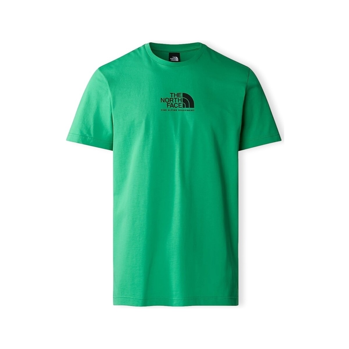 Ruhák Férfi Pólók / Galléros Pólók The North Face T-Shirt Fine Alpine Equipment - Optic Emerald Zöld