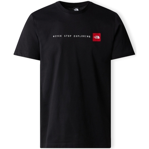 Ruhák Férfi Pólók / Galléros Pólók The North Face T-Shirt Never Stop Exploring - Black Fekete 